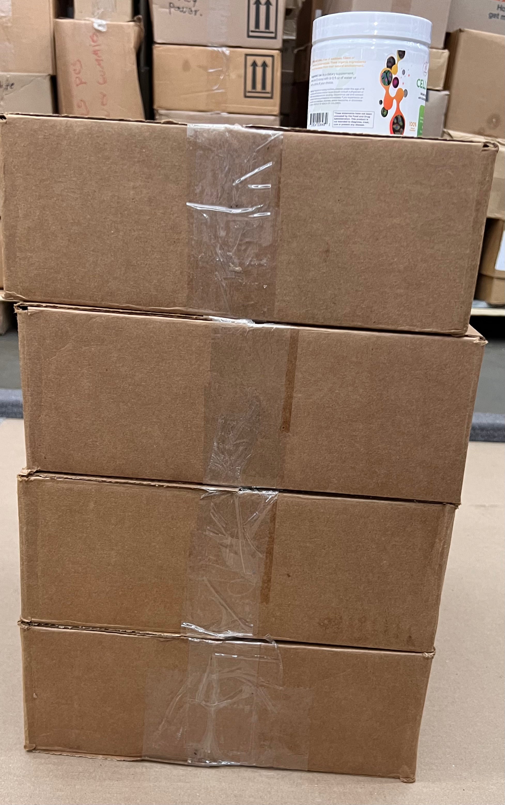 Set of 4 boxes Cell Fuel 102: Red's Kitchen Sink Organic Sea Moss Powder Herbal Blend Unflavored 229g (Set of 4 boxes)