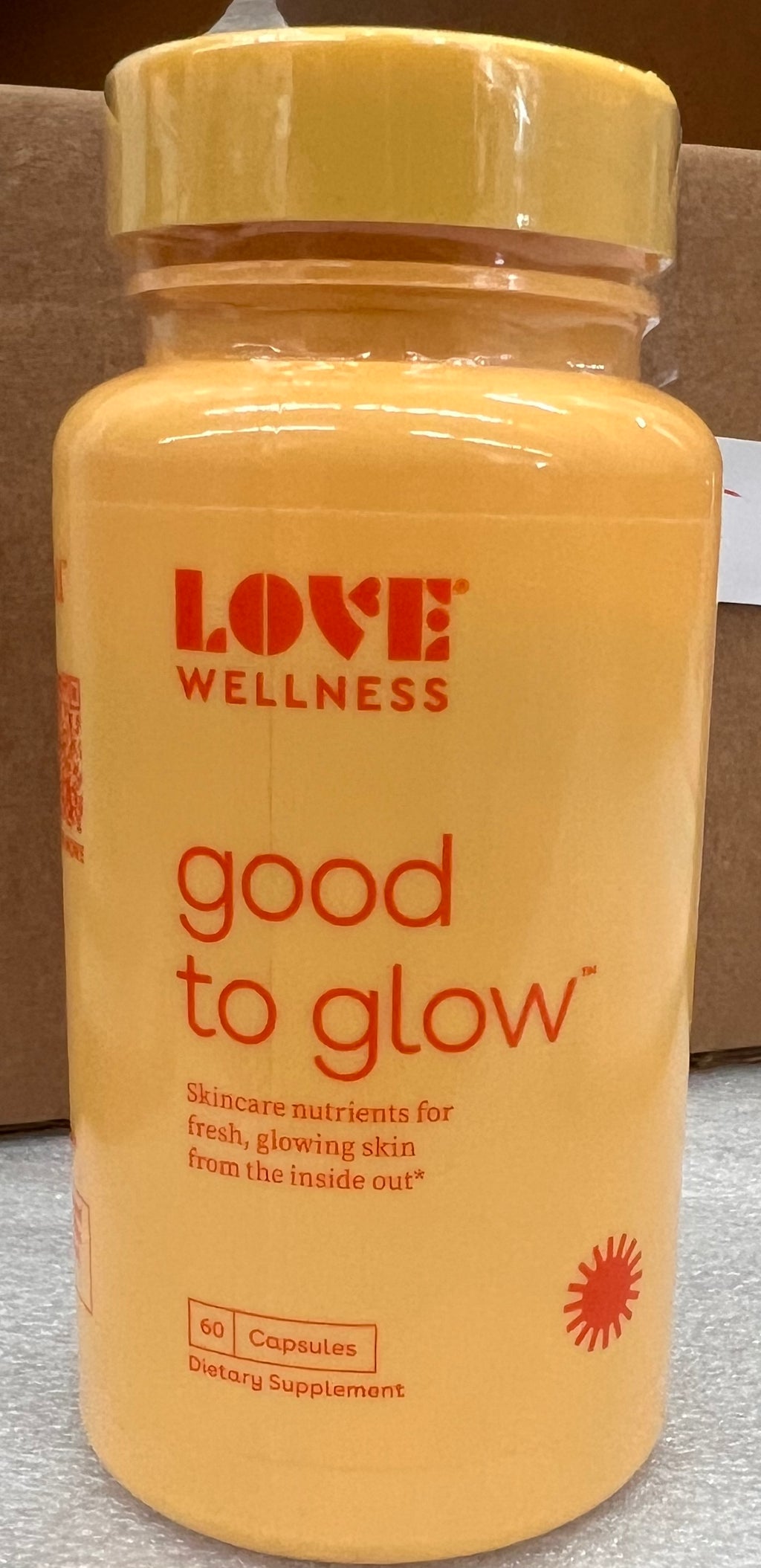 Love Wellness Good to Glow Collagen Capsules – Skin Support Supplement with Biotin, Vitamin C & Zinc – 60 Capsules