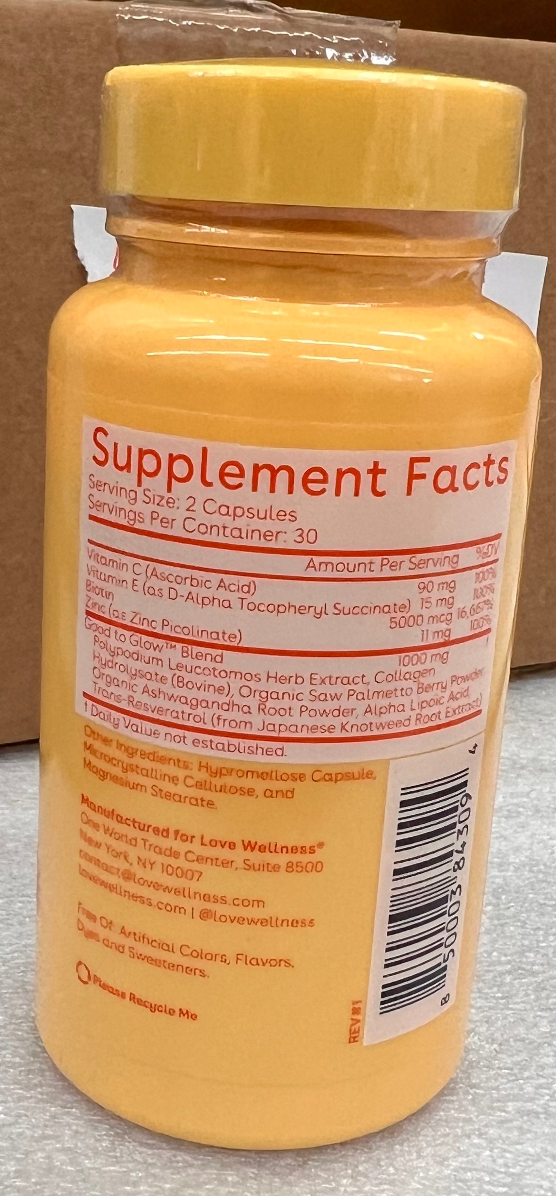 Love Wellness Good to Glow Collagen Capsules – Bulk Deal (5 Boxes)