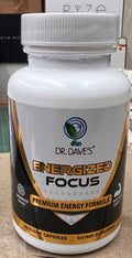 Dr. Dave’s Energized Focus Capsules – Taurine, L-Theanine & Coffee Extract – Energy & Focus Support – 90 Capsules