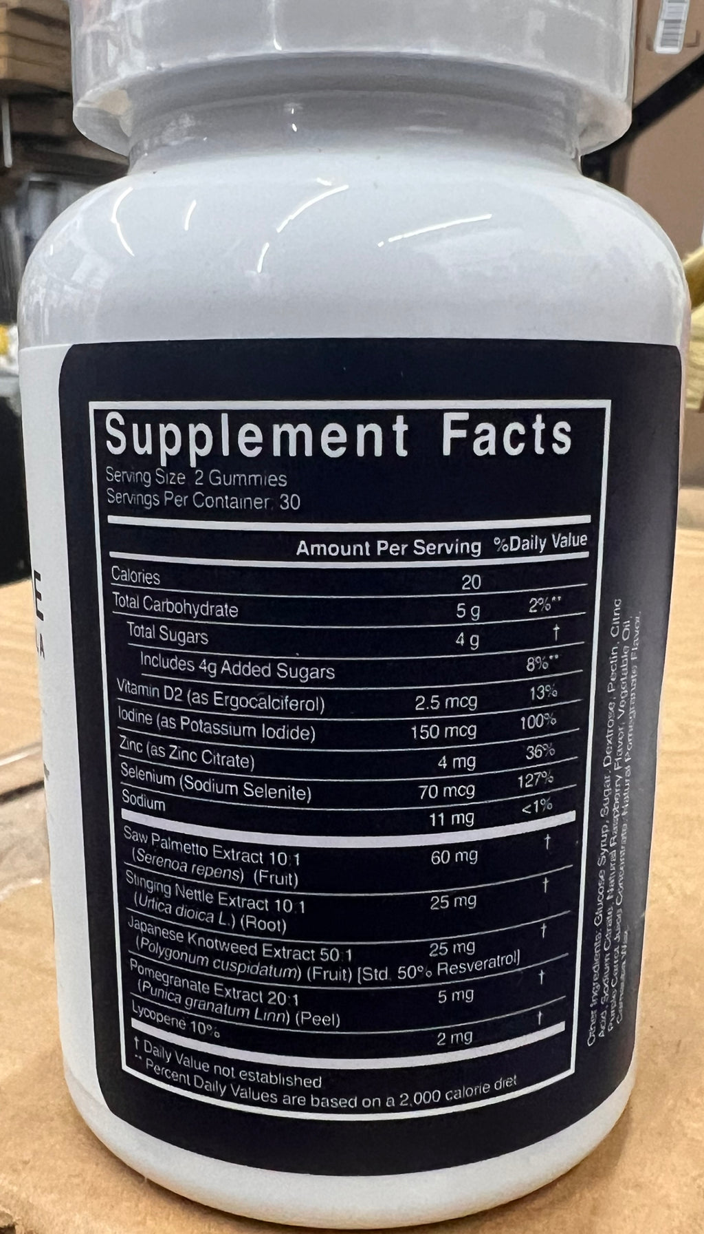 Prostate Control Formula – Daily Men’s Wellness Supplement
