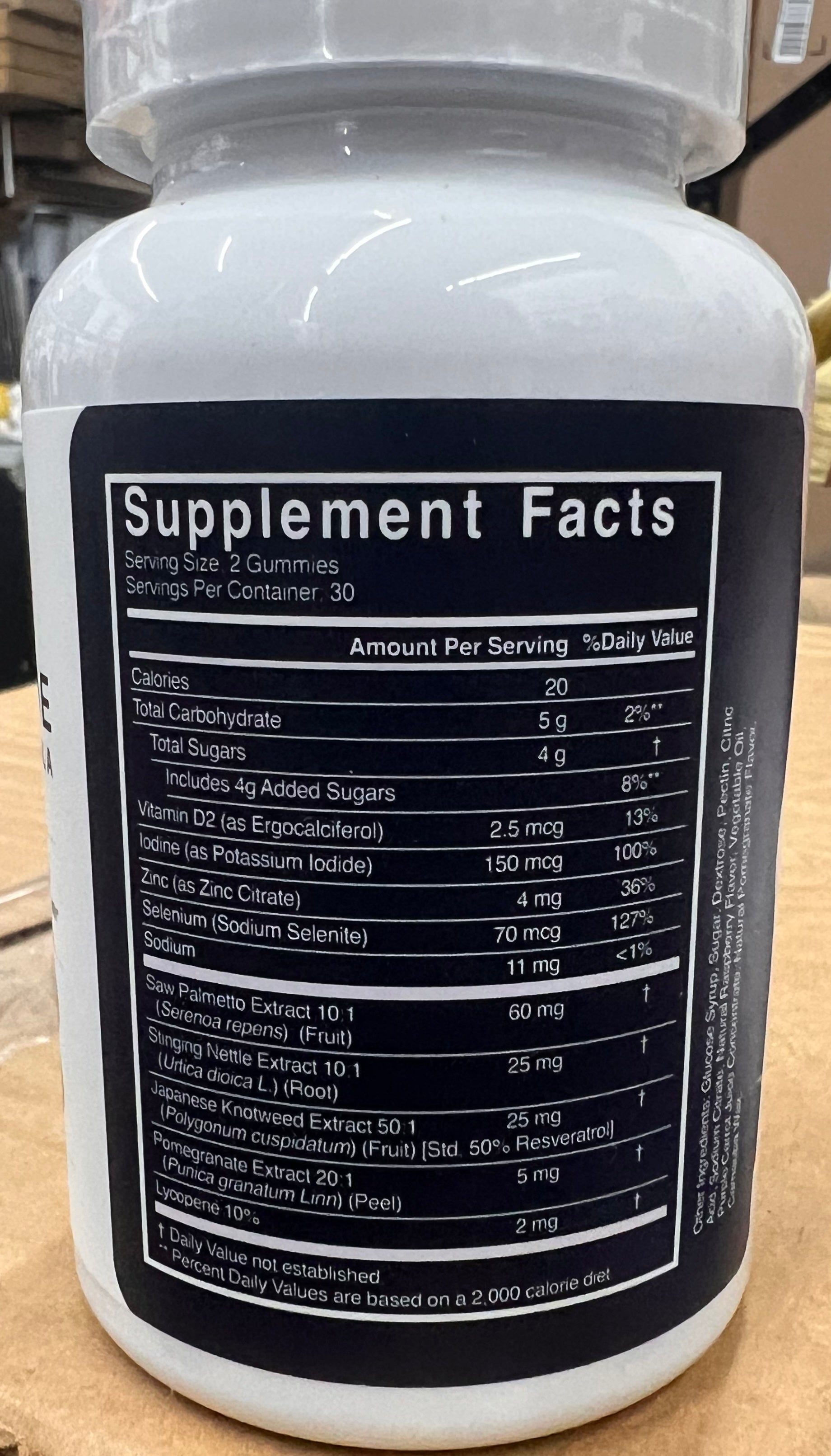 Prostate Control Formula – Daily Men’s Wellness Supplement