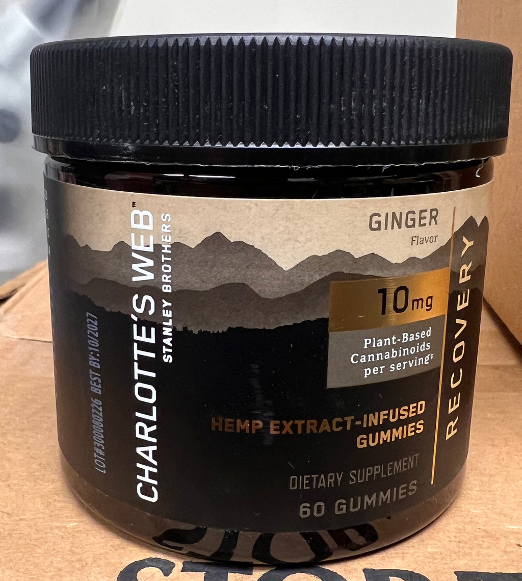 Charlotte's Web CBD Recovery Gummies - Ginger