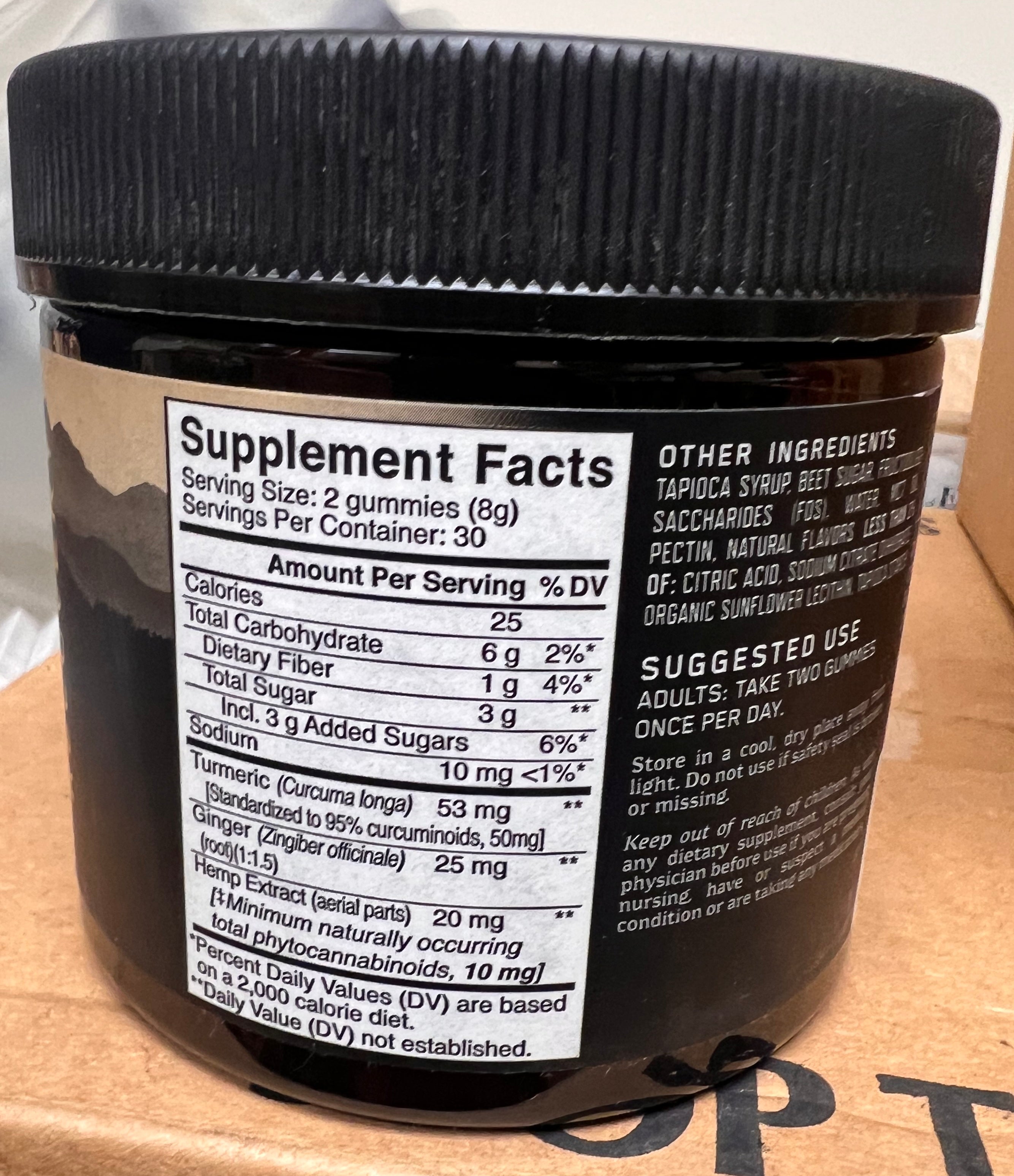 Charlotte's Web CBD Recovery Gummies - Ginger