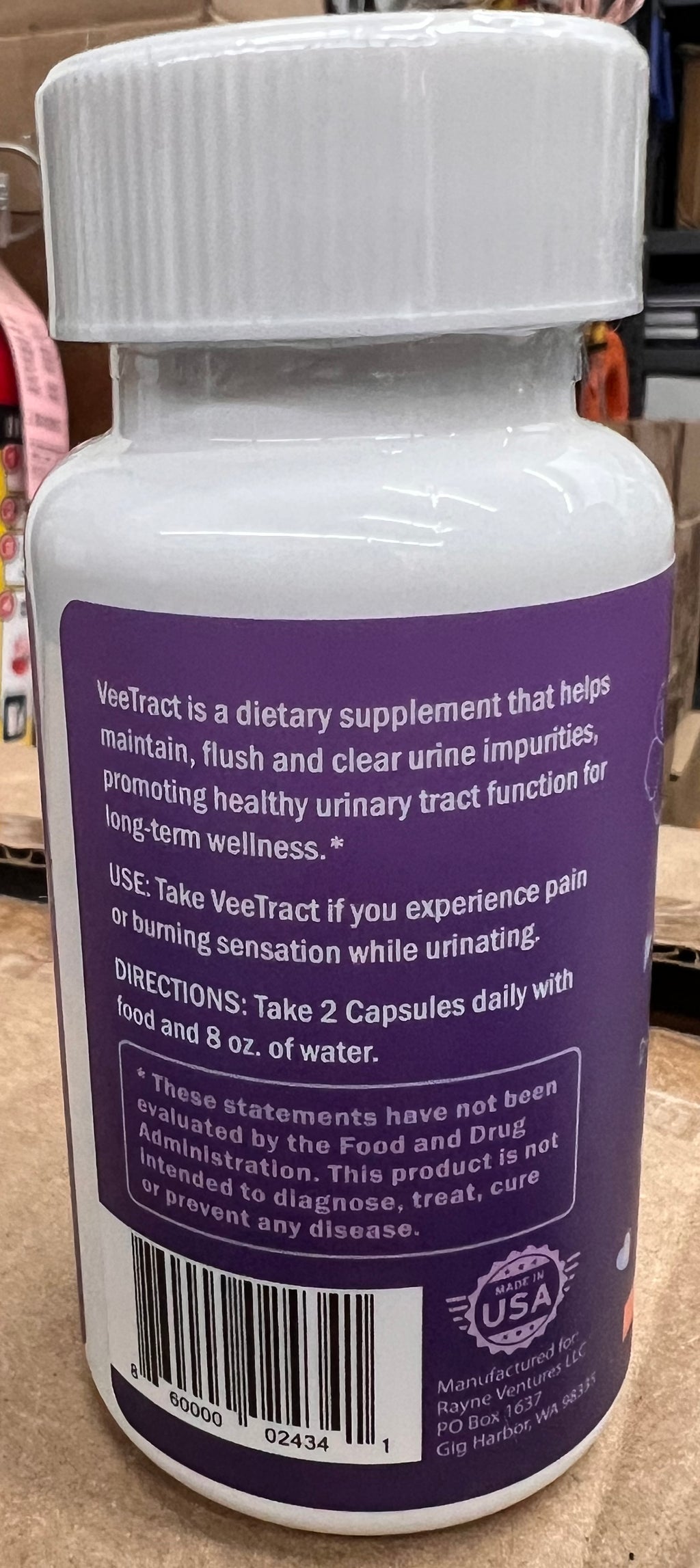 2 Boxes Deal VeeFresh VeeTract Urinary Tract Support