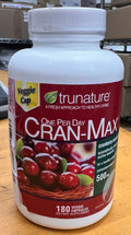 Trunature Cran-MAX Cranberry 500 mg – 180 Veggie Caps