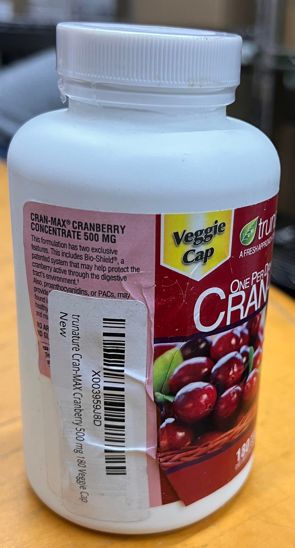 Trunature Cran-MAX Cranberry 500 mg – 180 Veggie Caps