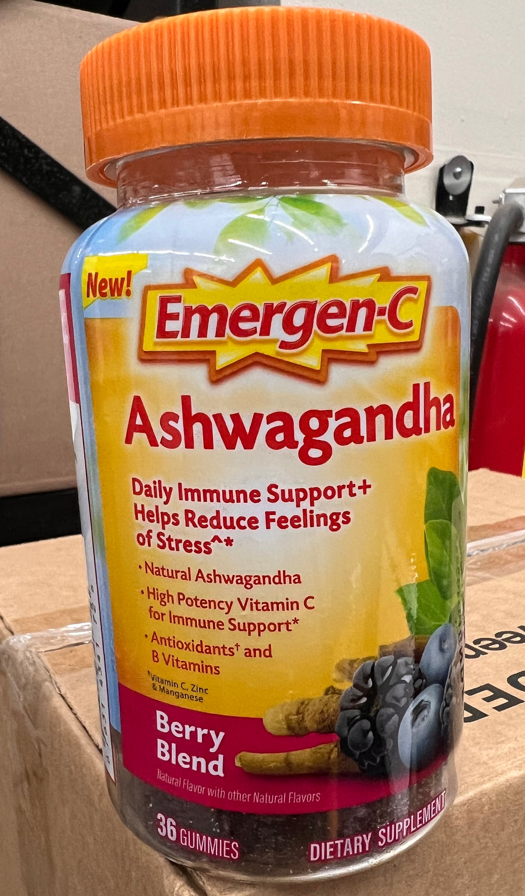 Emergen-C Ashwagandha Immune and Stress Gummies