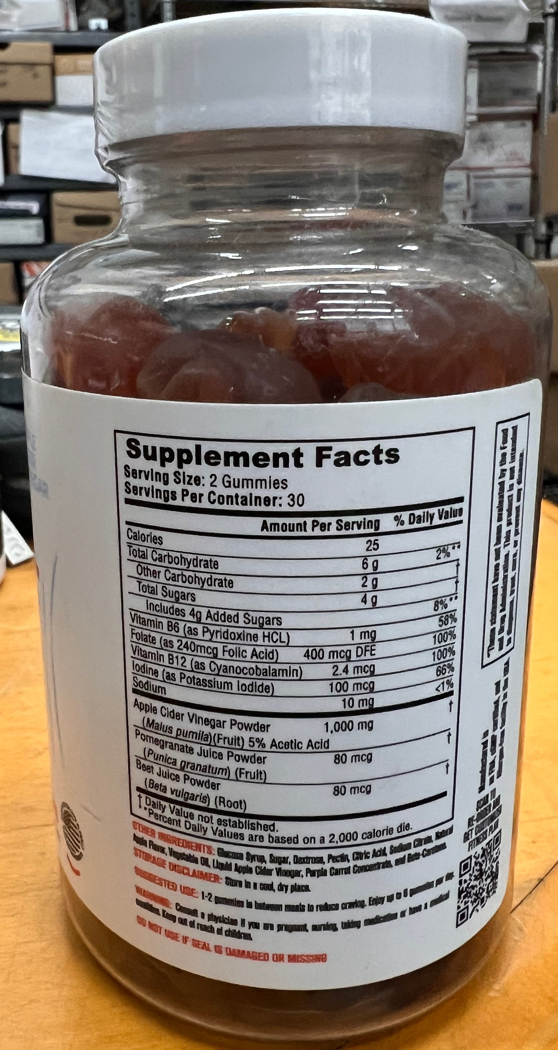 Fitter Apple Cider Vigenera Gummies