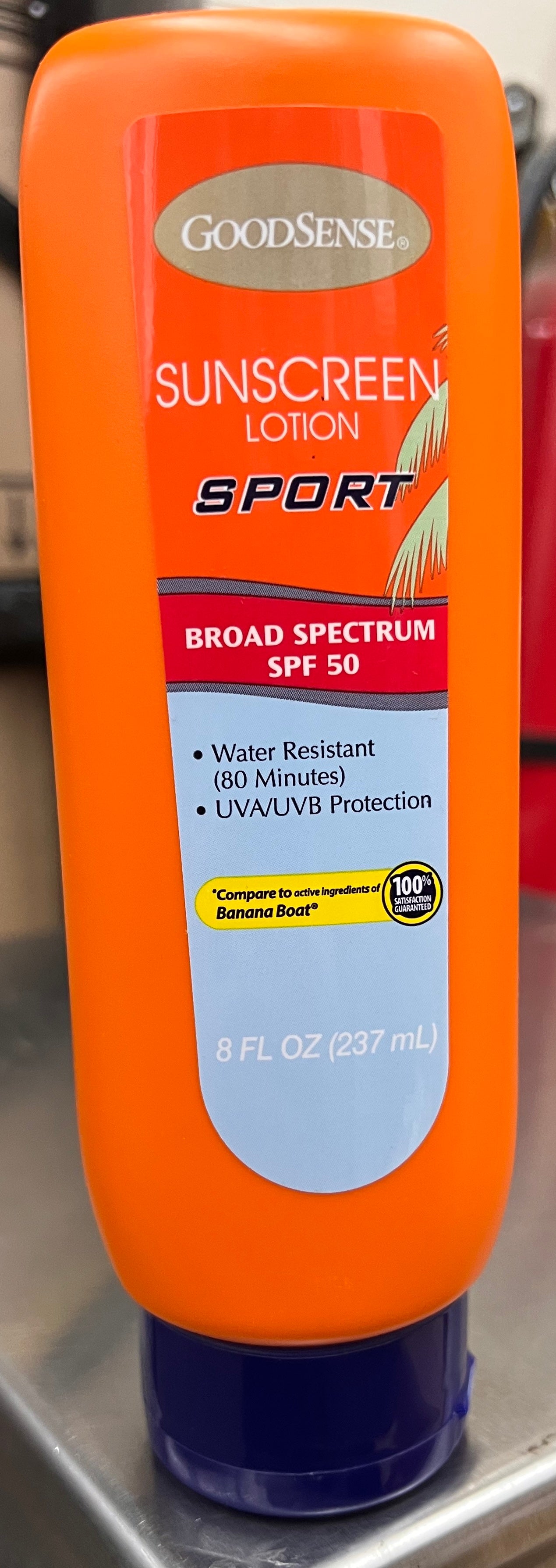 GoodSense Sunscreen Lotion SPF 50 Sport – Water Resistant – 8 oz