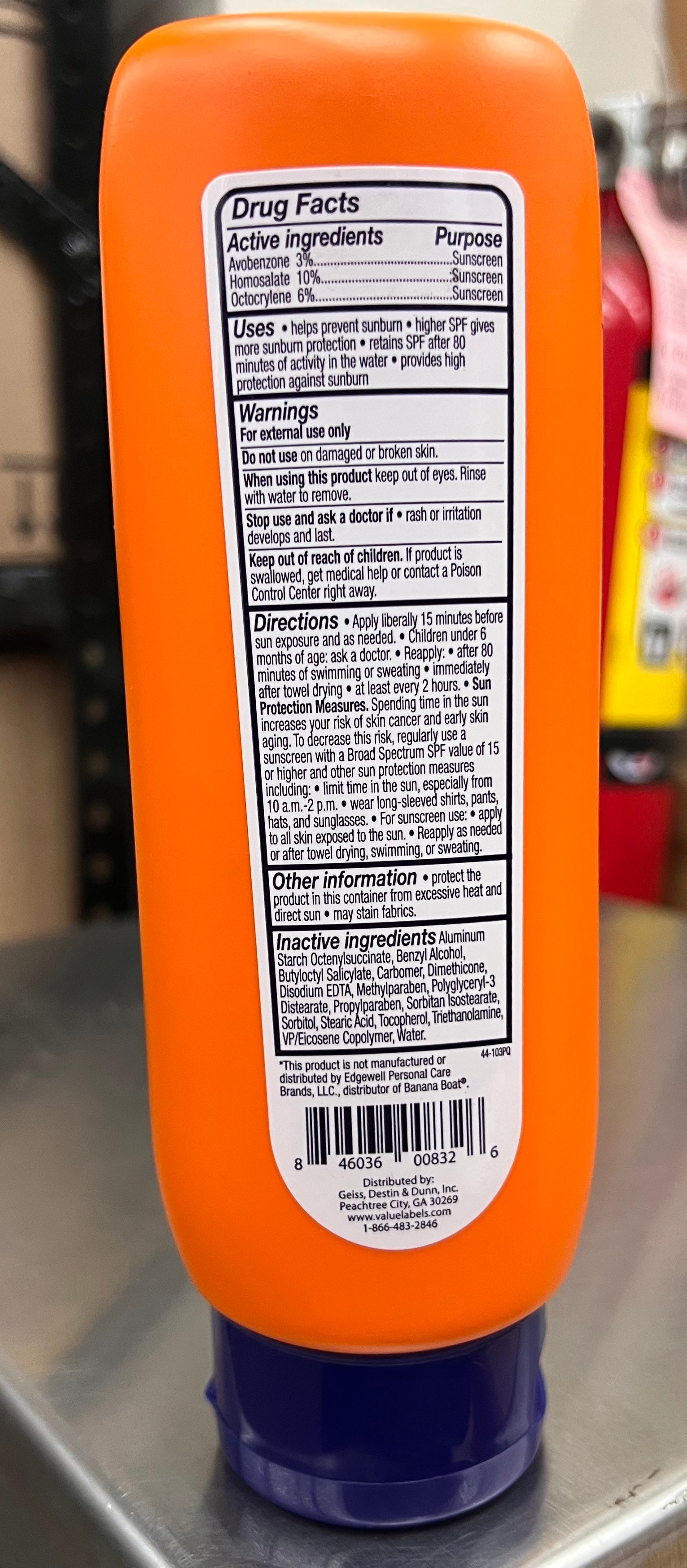 GoodSense Sunscreen Lotion SPF 50 Sport – Water Resistant – 8 oz