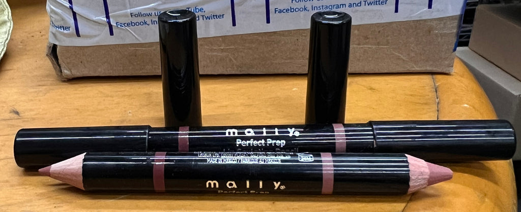 2 Pcks of Mally Perfect Prep Lip Sculpting Pencil – Light/Medium – Lip Liner Makeup Pencil