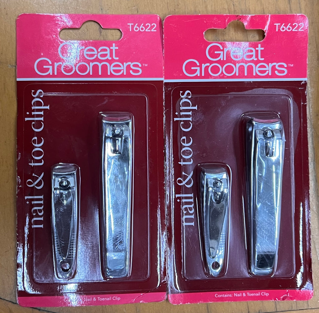 Great Groomers Nail & Toenail Clippers 4Pc Value Set – Stainless Steel