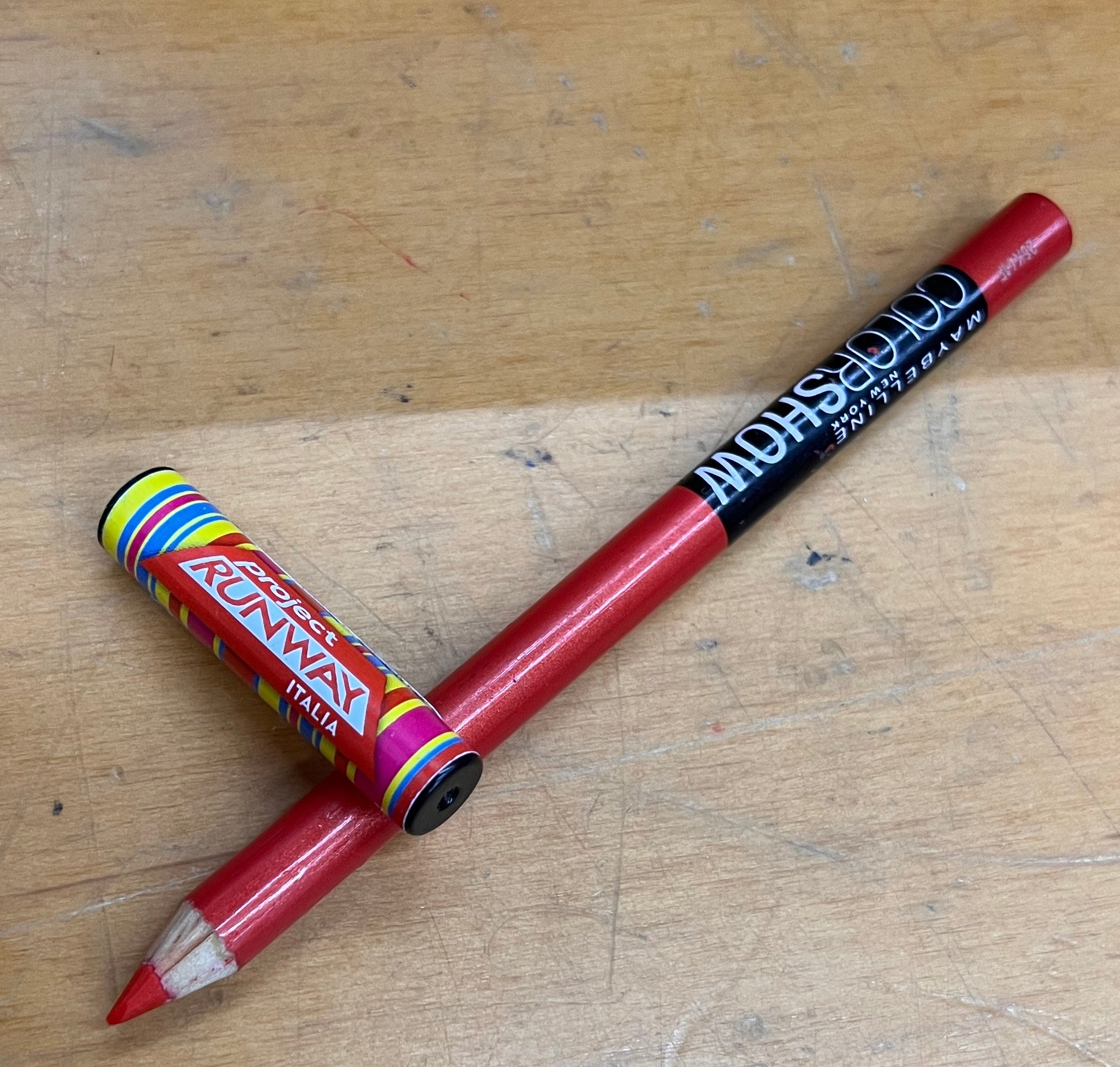 NEW Maybelline Color Show Crayon Kohl Eyeliner Red Eye Pencil