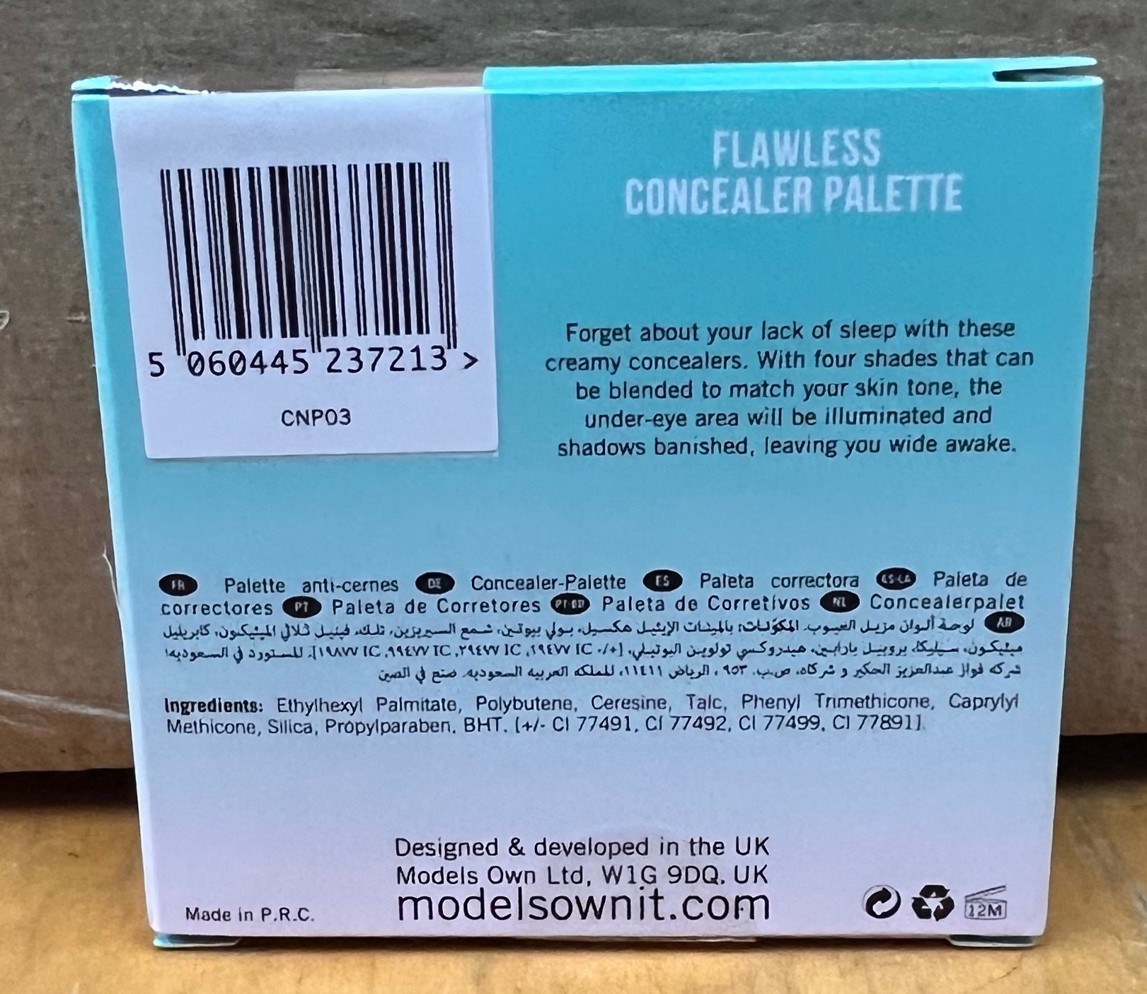 Models Own Grand Flawless Compact Makeup Palette – Multi-Shade Face & Eye Palette New