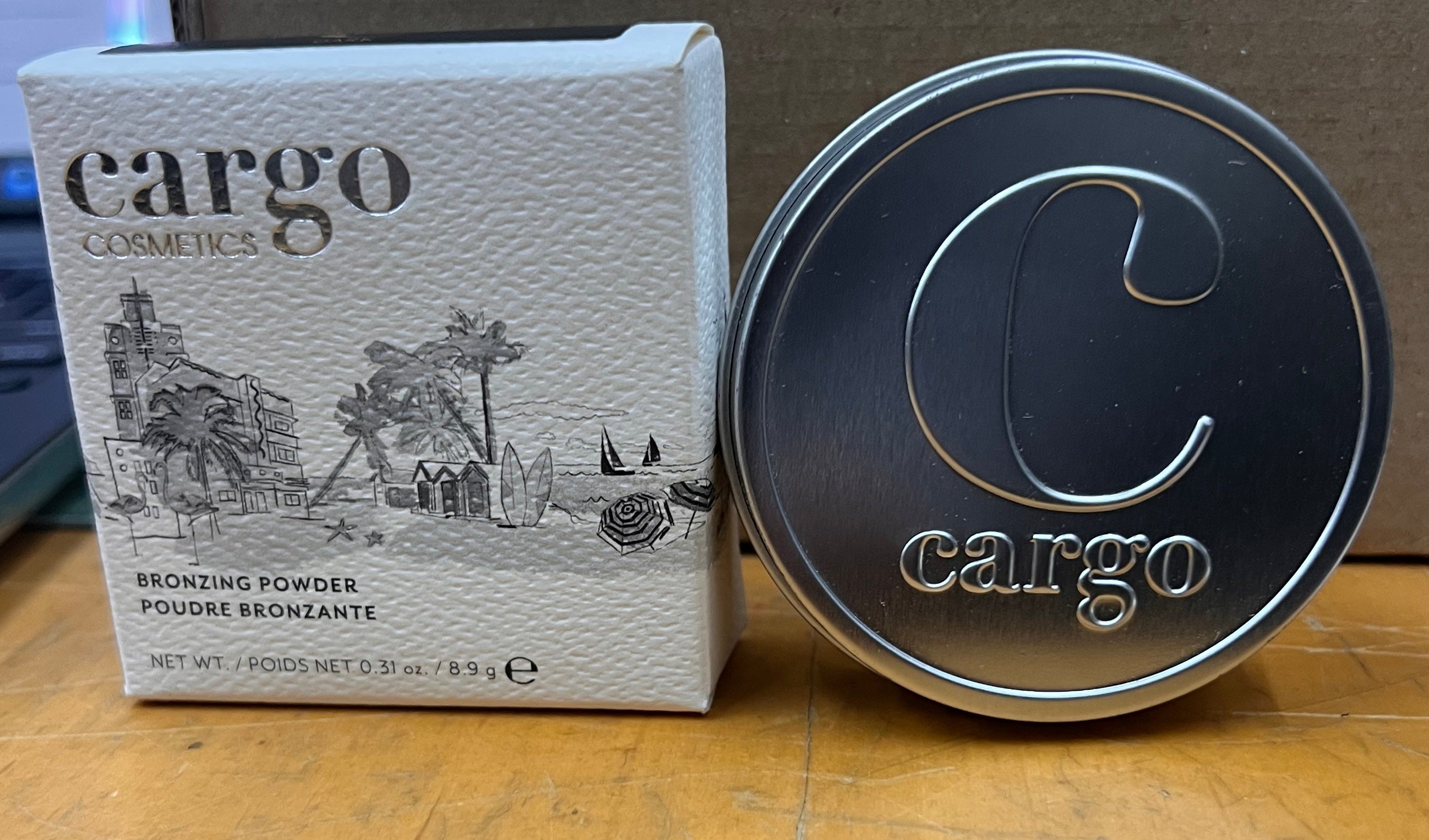 CARGO Bronzing Powder Dark Shade Matte Bronzer Face Makeup Compact