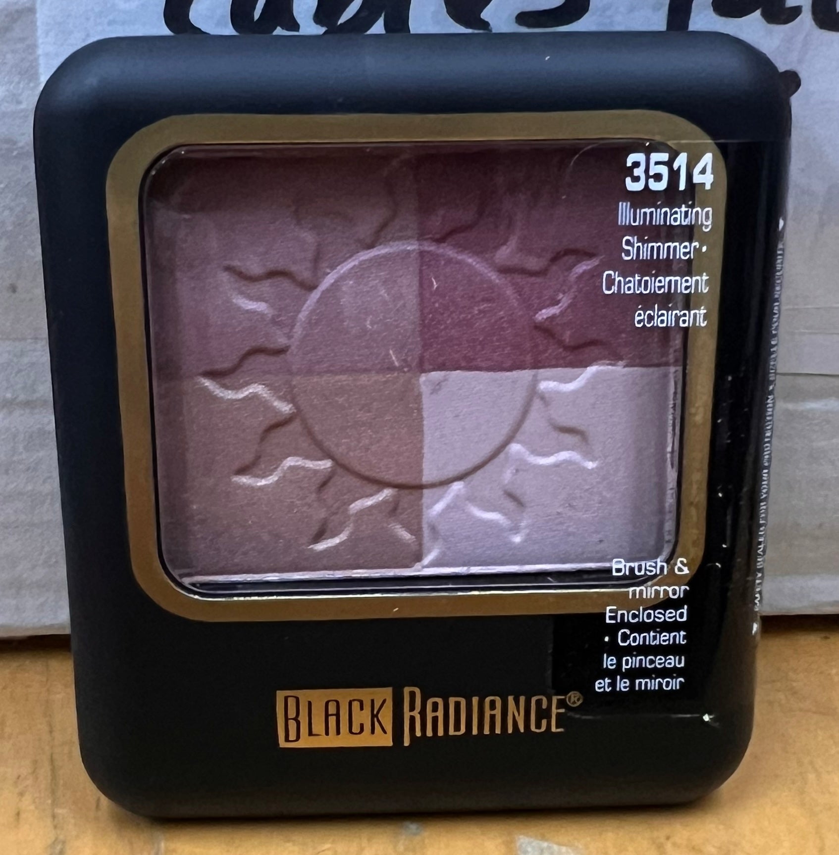Black Radiance Mosaic Bronzer 3514 w/ Brush & Mirror Included Face Bronzing Powder