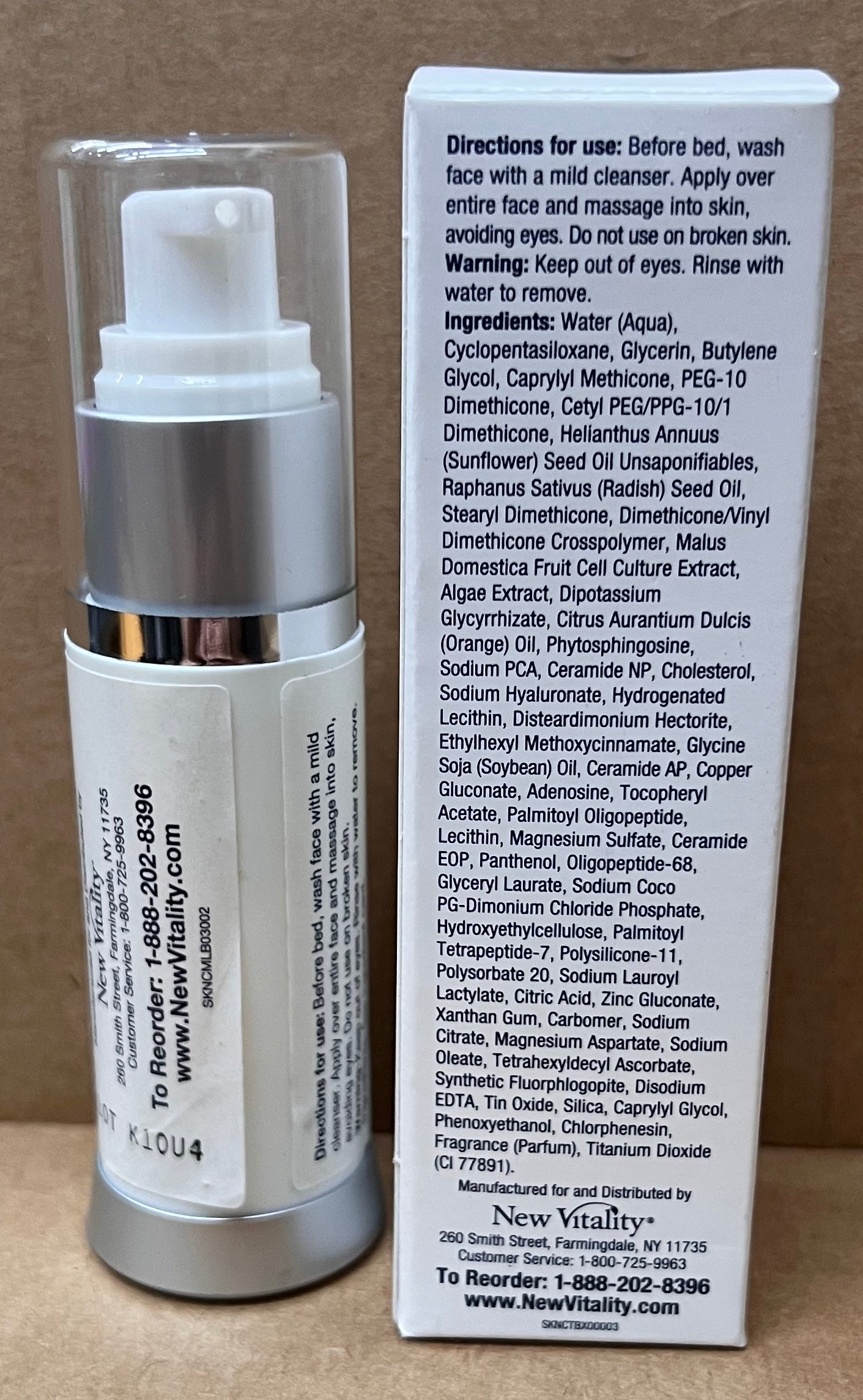 New Vitality Night Skin Cream