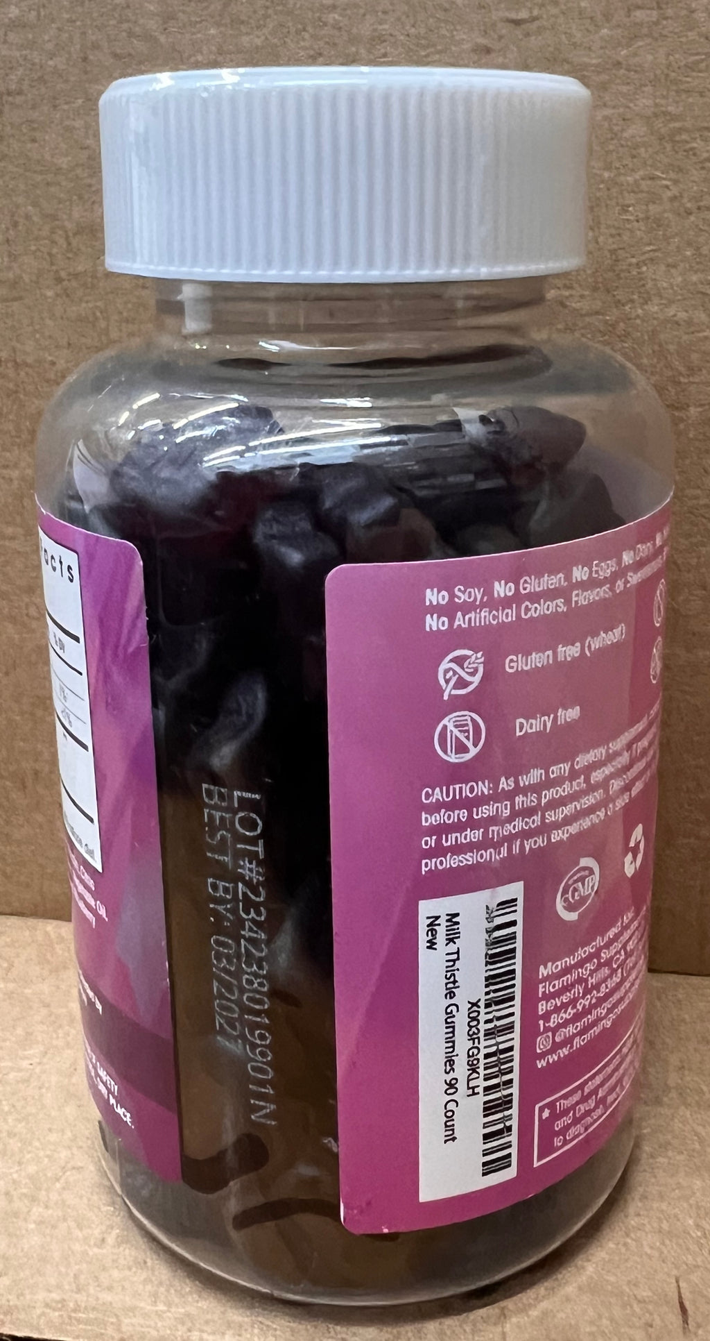 Flamingo Supplements Milk Thistle Gummies