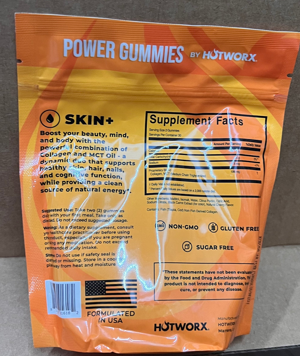 Power Gummies SKIN+ by HOTWORX – Collagen & MCT Oil