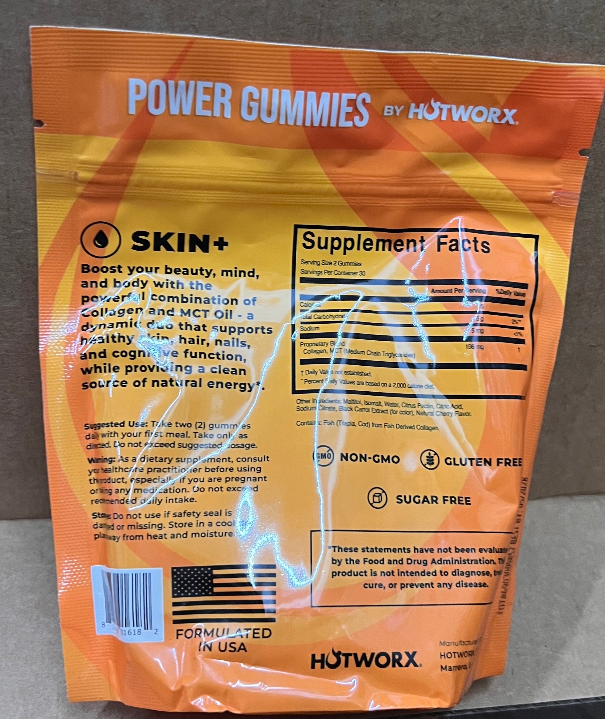 Power Gummies SKIN+ by HOTWORX – Collagen & MCT Oil
