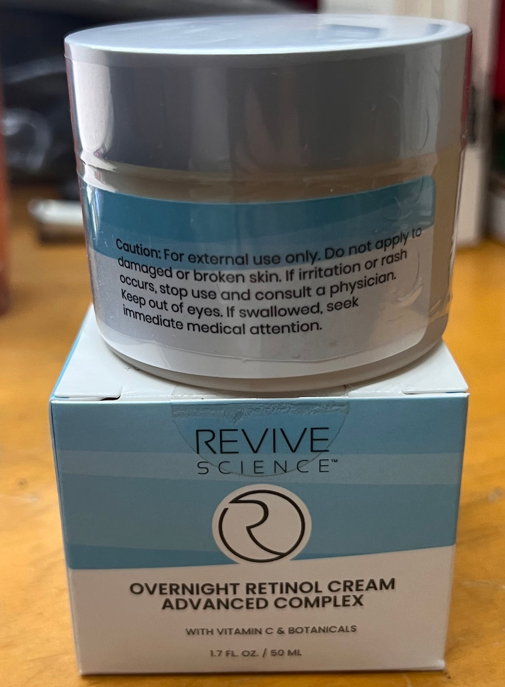 Revive Science Overnight Retinol Cream Advanced Complex 1.7 oz New Sealed