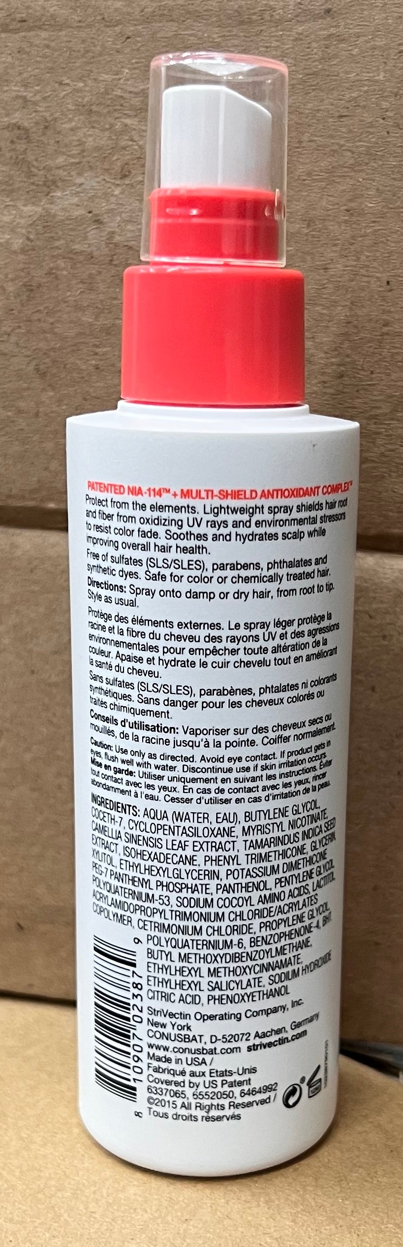 StriVectin Hair Color Care UV Protective Spray for Color-Treated Hair 5 oz
