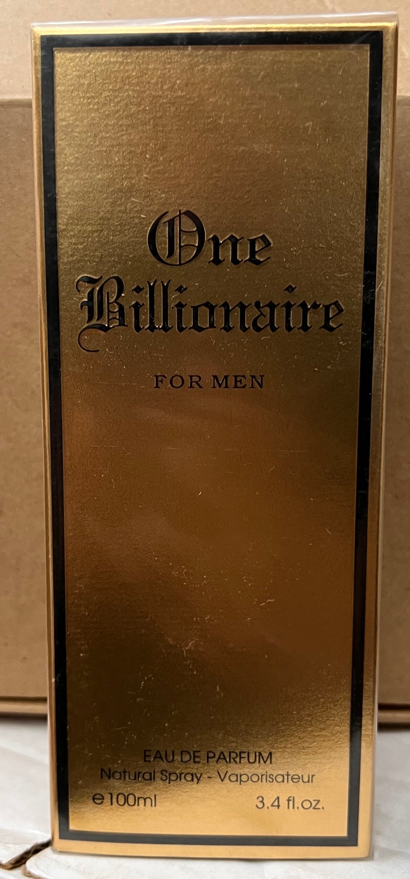 One Billionaire by Fragrance Couture Men's Eau de Toilette EDT Spray 3.4 oz Sealed