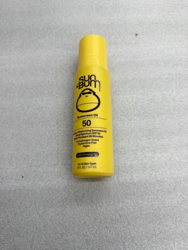 Sun Bum Sunscreen Oil SPF 50 Broad Spectrum Coconut Scent – 5 fl oz