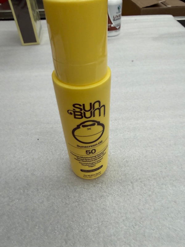Sun Bum Sunscreen Oil SPF 50 Broad Spectrum Coconut Scent – 5 fl oz