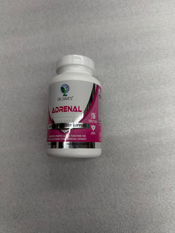 Dr. Dave's Adrenal 120  Capsules proper gland function ( 3 Boxes)