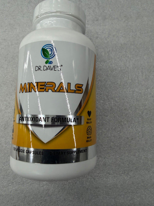 Dr. Dave's Minerals 120  Capsules Antioxidan Formula (1 box)
