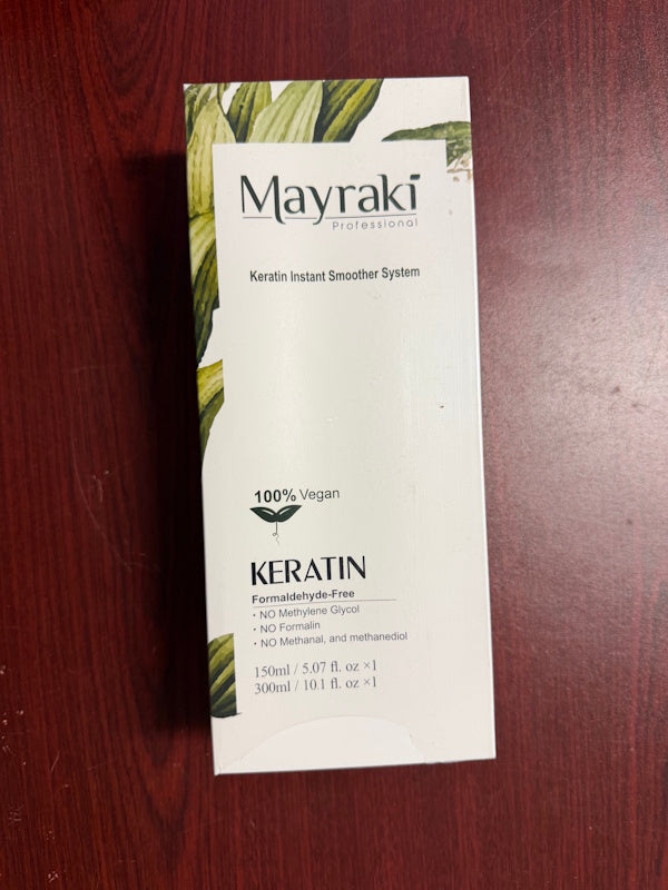 Mayraki Keratin Instant Smoother – 100% Vegan, Formaldehyde-Free Hair Treatment – 150ml / 300ml