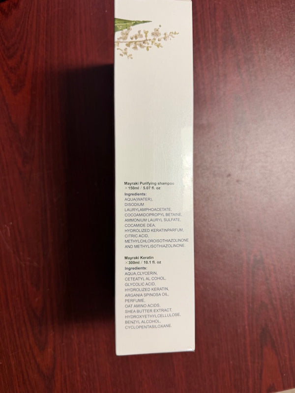 Mayraki Keratin Instant Smoother – 100% Vegan, Formaldehyde-Free Hair Treatment – 150ml / 300ml